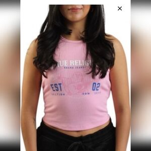Brand New True Religion Ribbed Buddha Logo Tank Size Women's M